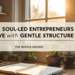 Why Soul-Led Entrepreneurs Thrive with Gentle Structure